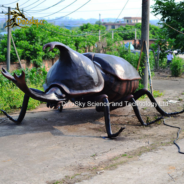 Animatronic Unicorn in theme park or outdoor playground