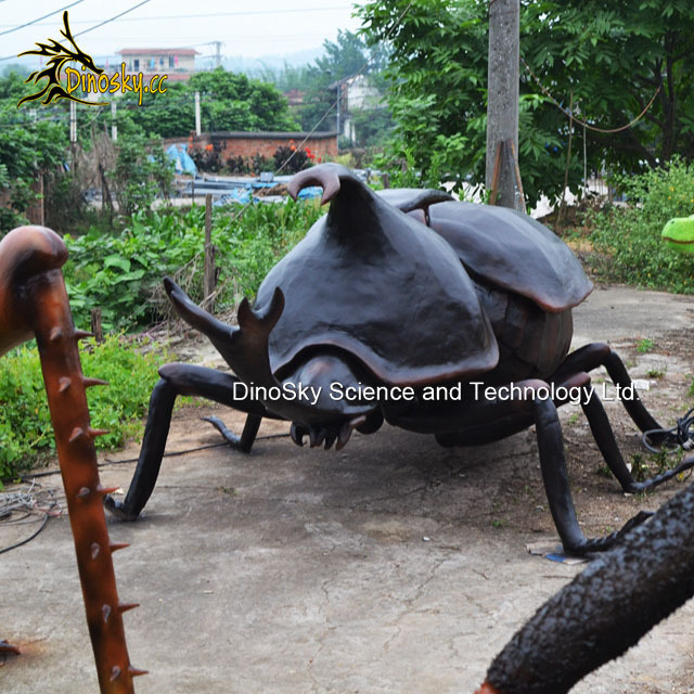 Animatronic Unicorn in theme park or outdoor playground