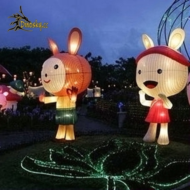 2021festival lanterns led animals and characters cloth lanterns