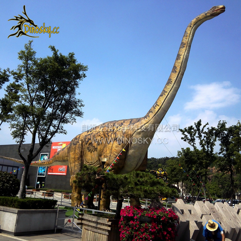 Attractive Outdoor  animatronic model long neck dinosaur for Jurassic park