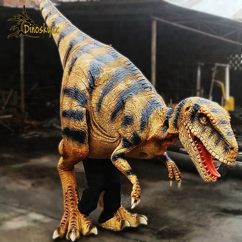 High Quality  animatronic simulation foam animal walking dinosaur costume mascot