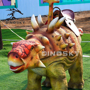 Entertainment popular realistic artificial electronic dinosaur walking animatronic