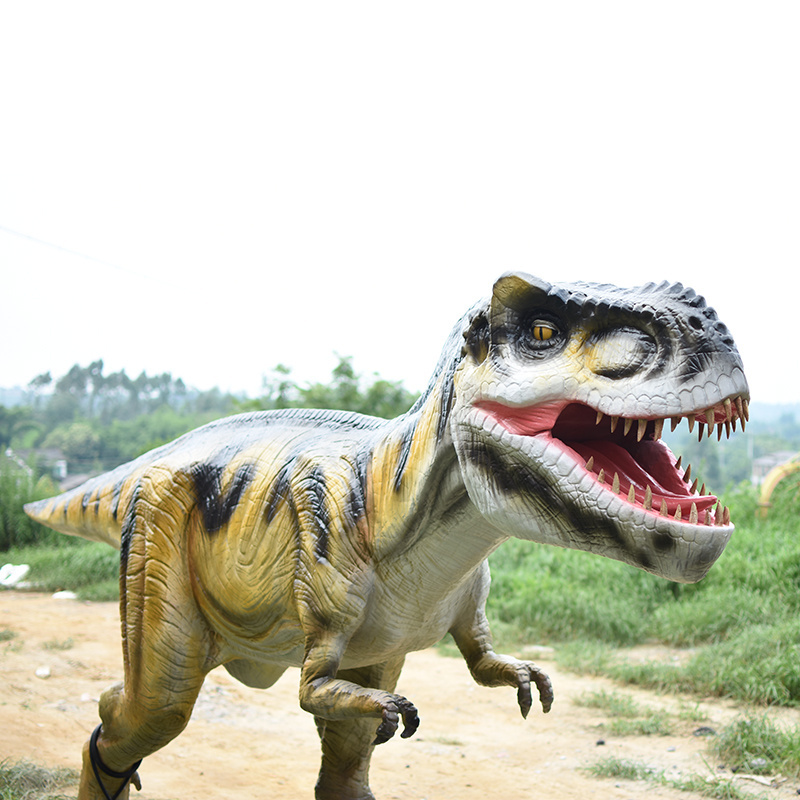 Factory Direct Dynamic Movement Animatronic Dinosaur Model with Silica Gel Skin and Roaring Sound