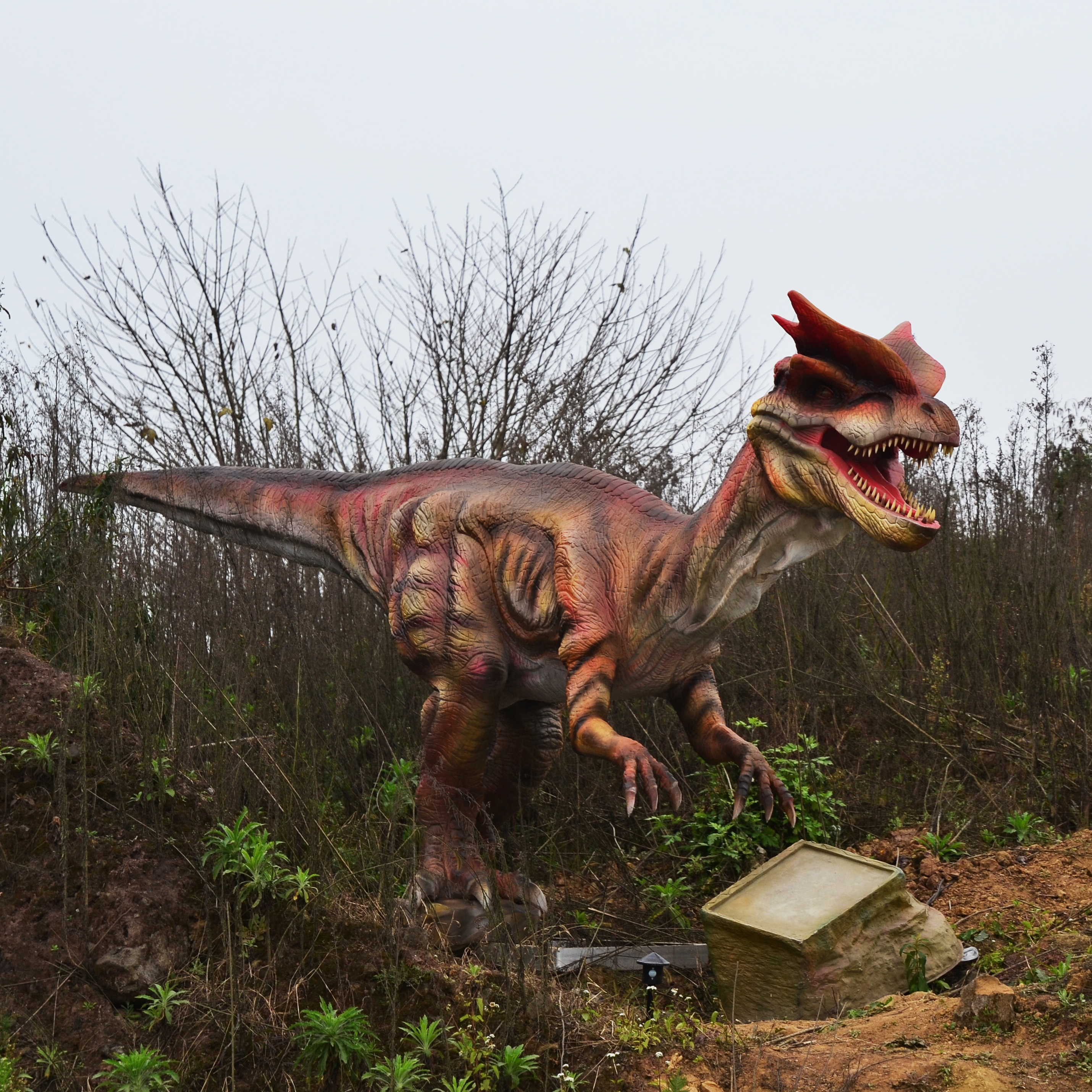 DINOSKY Customization Mechanical Animatronic Realistic Animal Model Horror Zombie Model Dinosaur Model for Theme Parks