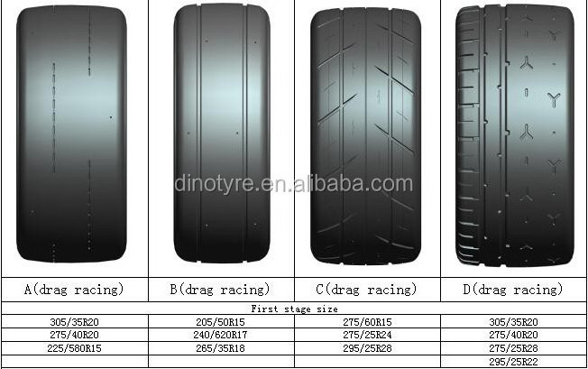 ZESTINO slick sport tire ZS01BRIOZ 01S STREET LEGAL TYRES drag racing 275/60/15 custom tyres