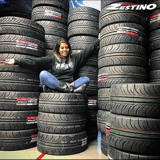 Japanese Zestino drifting high performance racing tyres GREDGE 07RS 215/40ZR17 semi-slick compete tires