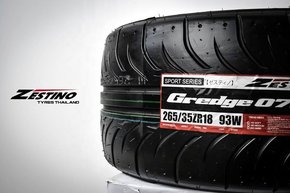 Japanese Zestino drifting high performance racing tyres GREDGE 07RS 215/40ZR17 semi-slick compete tires