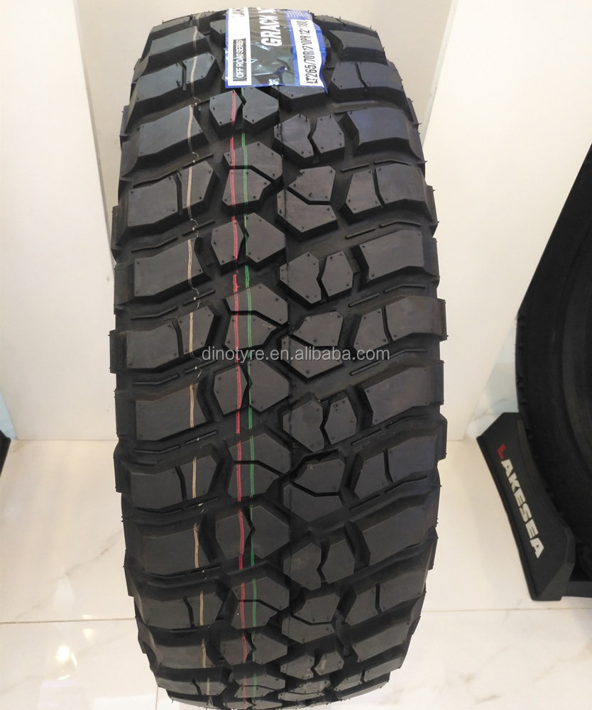 215/75r15 235/75r15 Grack MT tires 265/70R17 285/75R16 4WD SUV tires/off road truck tires