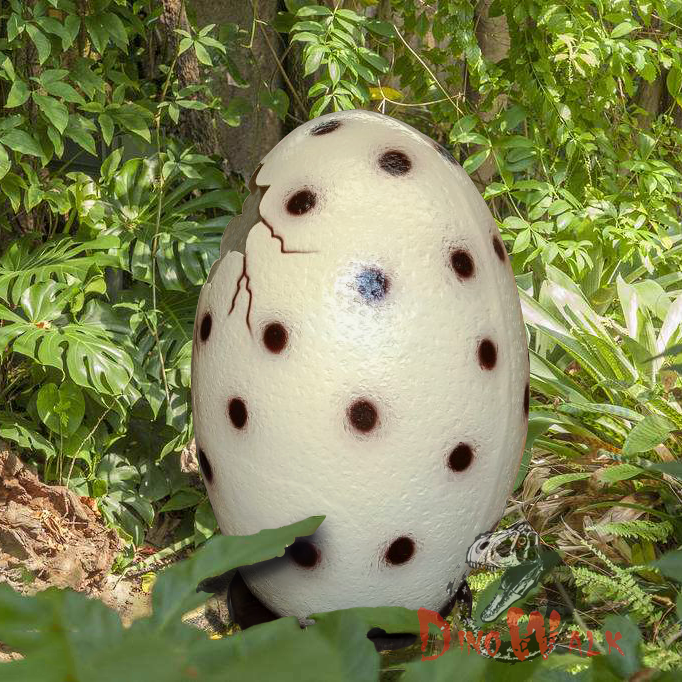 Fiberglass Dinosaur Egg Statue Amusement Park Fiberglass Decoration