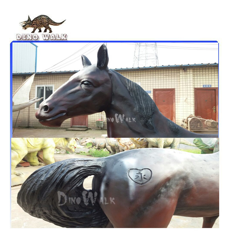 Amusement Park Life Size Horse Statue Animatronic Horse