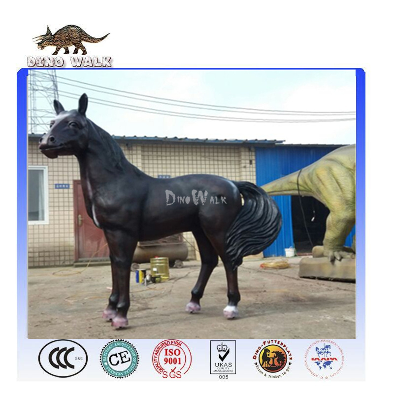 Amusement Park Life Size Horse Statue Animatronic Horse