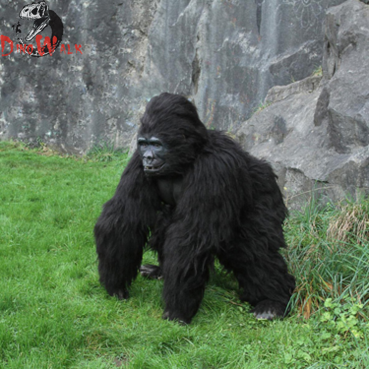 Life size realistic animatronic gorilla costume model for sale