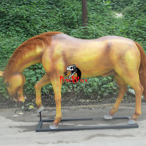 Amusement Park Life Size Horse Statue Animatronic Horse