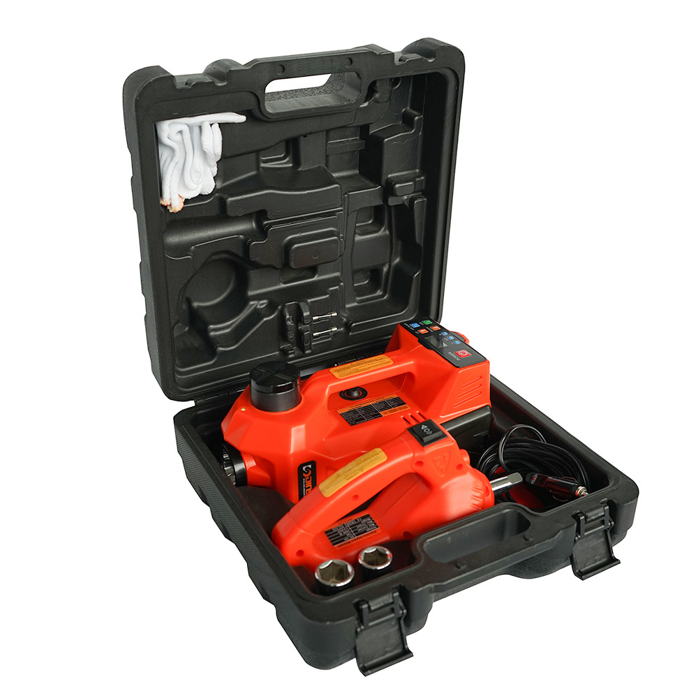 4-in-1 tyre change tool kit3ton electric power hydraulic garage jack for car