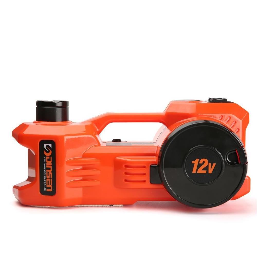 DINSEN 12 Volt Electric hydraulic portable floor jack lift/ tire air pump / impact Wrench