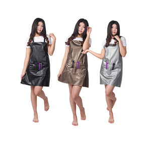 HOT!!! polyester beauty salon apron fabric nail salon apron half waist aprons