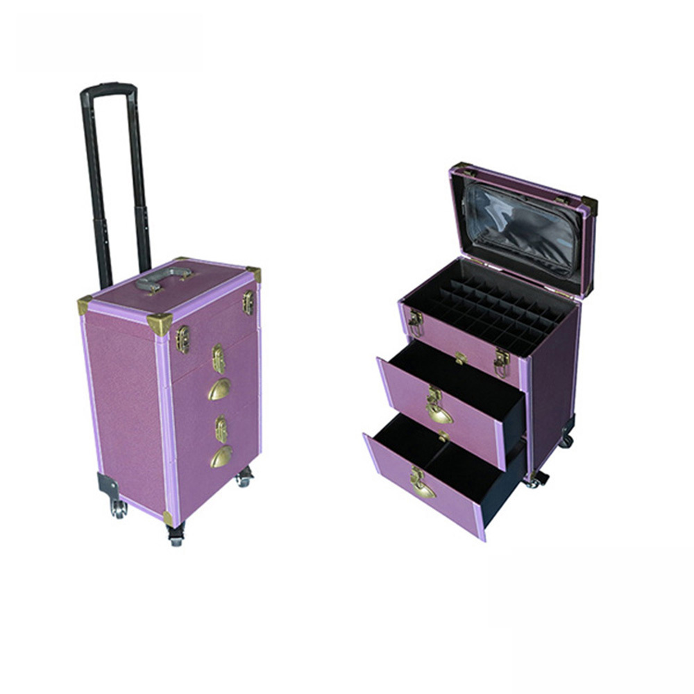 Customized Hair Barber Clipper Carrying Case Aluminum Barber Tool Case Barber And Beauty Travel Case