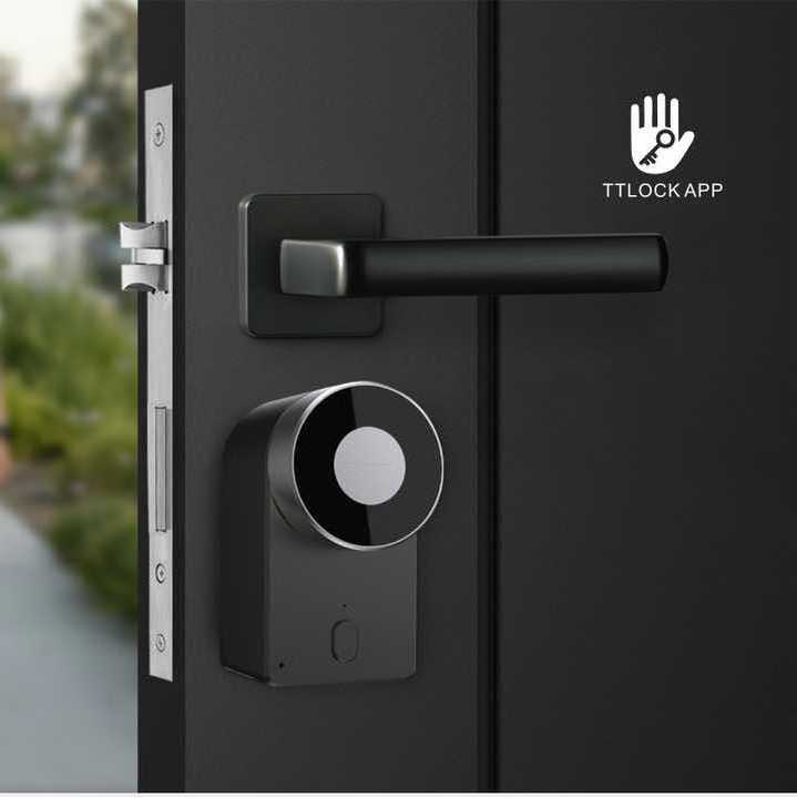 Dinstech 2023 newly ttlock electronic locks smart door lock battery automatic ttlock tuya app digital smart door lock