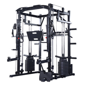 Factory Supplier Home Gym Equipment Squat Rack Power with 50kg Weight Stack home Cable Crossover Gym Machine