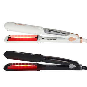 Ulike With LCD Display Steam-pod Electric Ceramic Fast Steam Hair Straightening Comb Straightener Hair Brush