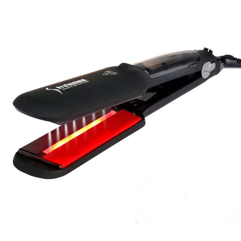 Ulike With LCD Display Steam-pod Electric Ceramic Fast Steam Hair Straightening Comb Straightener Hair Brush