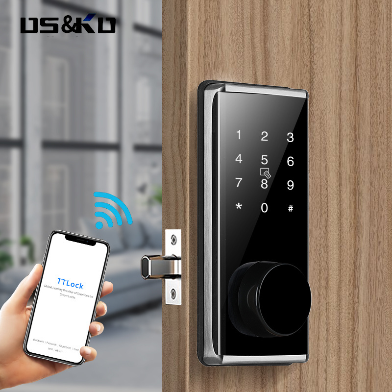 entercome digital door external zwave touchless wifi unlock basic high body security deadbolt smart knob dead bolt electric lock