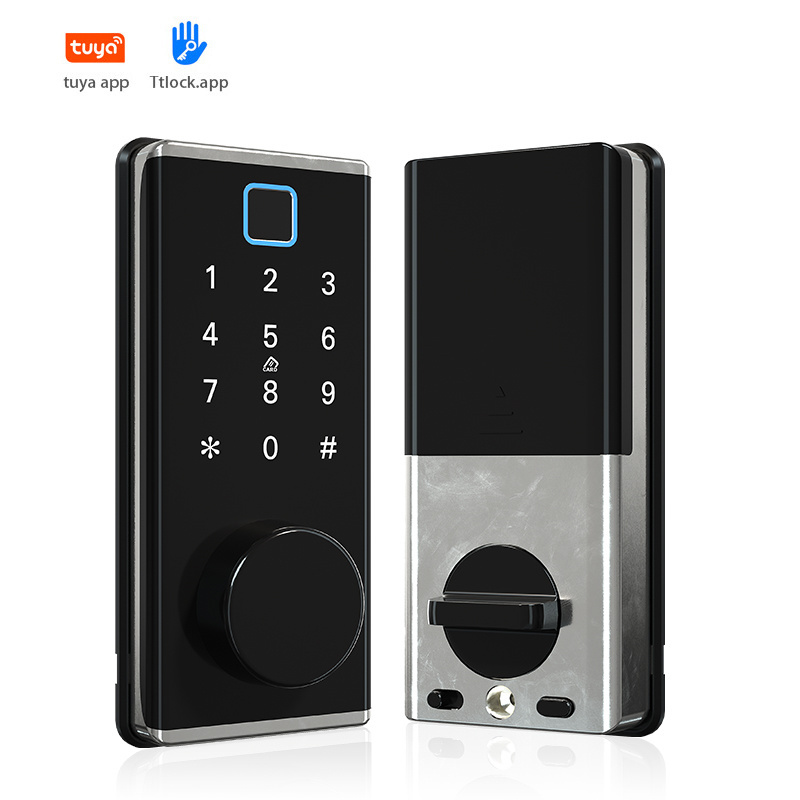 Smart Lock Keyless Entry Deadbolt Door Lock Digital Electronic Blue tooth Deadbolt Door Lock with Keypad Works with APP Codes