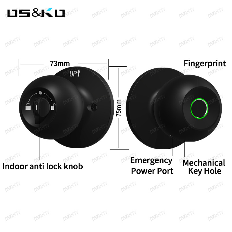 tuya zigbee smart fingerprint tt lock app keyless ble cylinder app control handle additional door lock for remote control