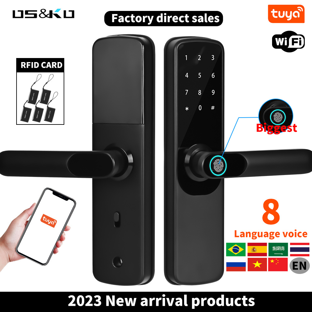 smartphone security door wireless intelligent digital lock indoor house smart anti theft lock fingerprint door lock