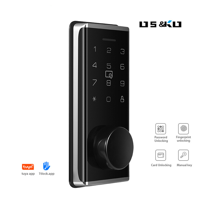 ttlock app wifi remote control smart deadbolt lock keyless digital wireless entry door lock deadbolt high level cylinder