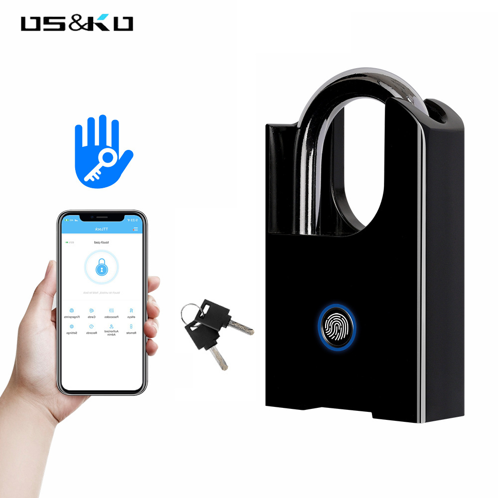 Smart Fingerprint Padlock Locker Tuya WIFI APP Remote Unlock Digital Lock Padlock Finger Print Metal Padlocks