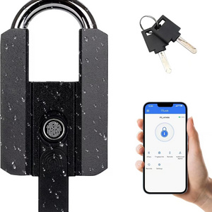 padlock manufacturer in china recognition smart fingerprint lock padlock smart padlock bluetooth waterproof ip67