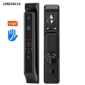 electronic front smart door lock 3d face recognition smart door lock tuya electric digital fingerprint smart door lock