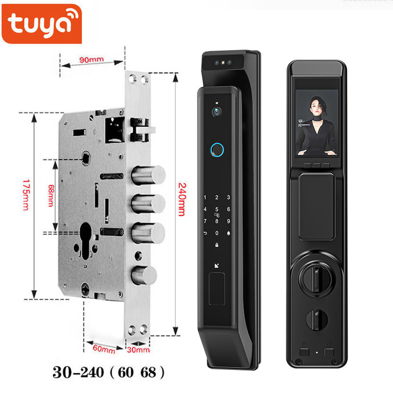 tuya bluetooth gateway for tt lock digital face recognition smart locks for front doo keyless entry smart door lock fingerprint