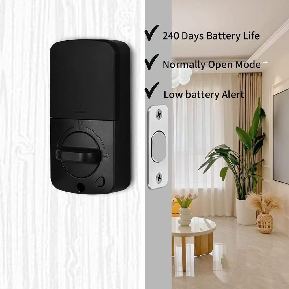 smart door lock keyless smart door lock fingerprint deadbolt automatic digital password smart keypad door lock