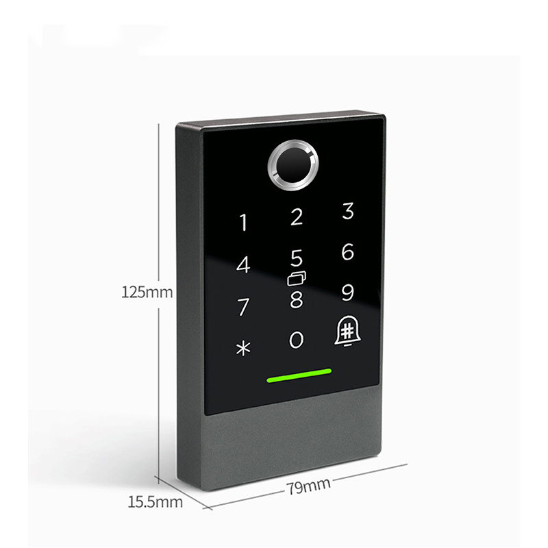 Keyless Entry Waterproof Door Access Control Keypad Intelligent Wireless Gateway Remote Biometric Fingerprint Smart Lock