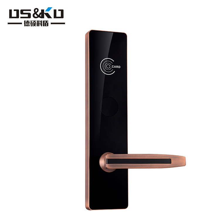 electric hotel keycard room door lock