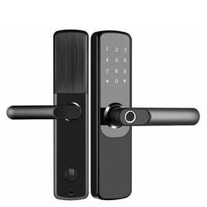 Fingerprint Password Combination Door Lock Home Electric Door Lock Battery Password Fingerprint Smart Lock