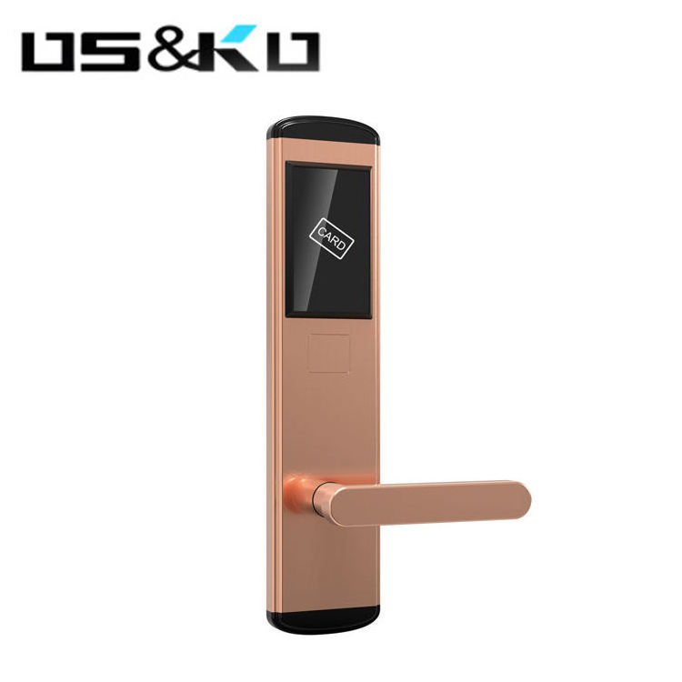 hotel-door-lock-system rfid pin hotel room wooden doors digital smart door lock hotel