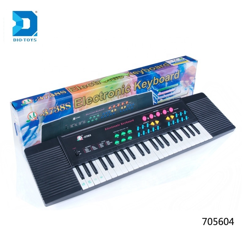 Kids toys flexible 37 keys keyboard piano musical toys with microphone