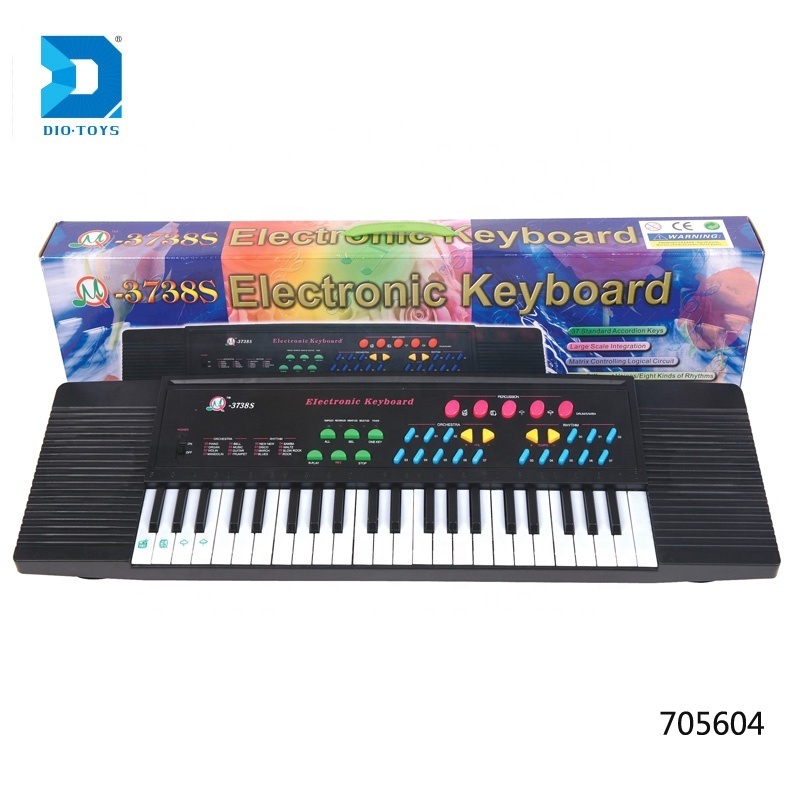 Kids toys flexible 37 keys keyboard piano musical toys with microphone