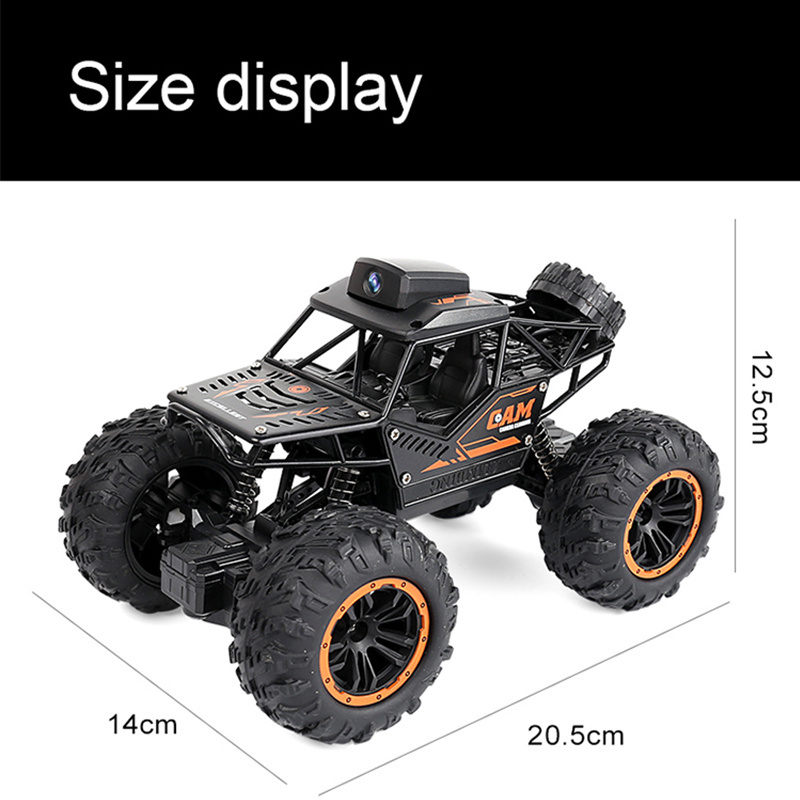 2.4Ghz 1/18 4WD Remote Control RC Car with FPV HD Camera High Speed RC Crawler Car Remote Control Toys For Adults Kids