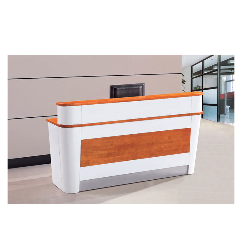 Fashion design salon reception counter desk beauty pink small clinic reception desk