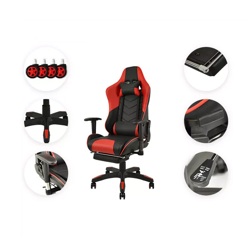 New Design Adjustable Degree High Back Armrest Ergonomic Swivel Racing Computer PC Gaming Chair