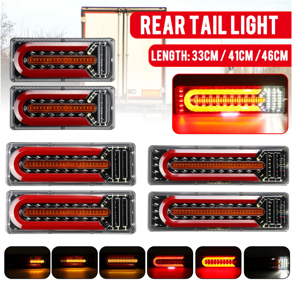 euro auto truck lights rear lights for man 24v led truck tail light red