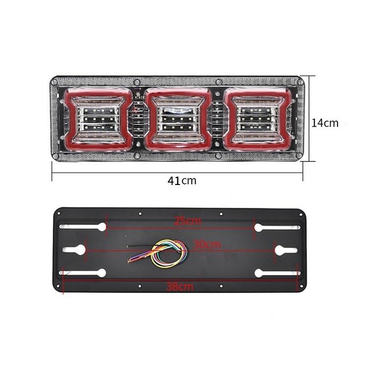 12v 24v led tail led truck lights for cargo truck trailer