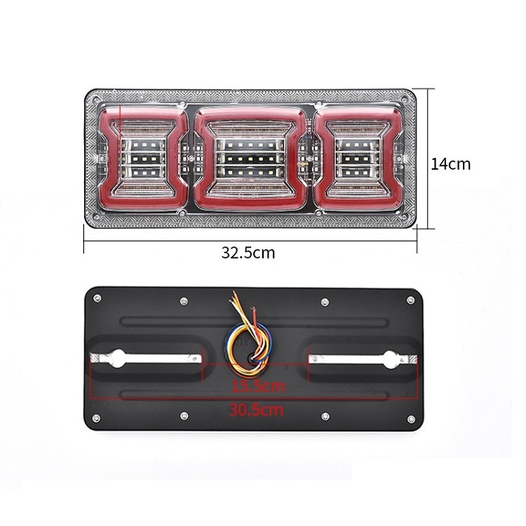 12v 24v led tail led truck lights for cargo truck trailer