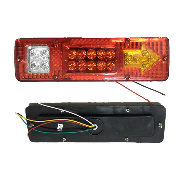 LED Truck Tail Light Bar Waterproof 24V Turn Signal Brake Reverse Running Lights Tail light IP67 for Snowmobile Utility Trailer