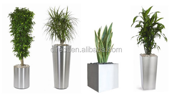 2021 New Style Stainless Steel Flower Pot/garden Pot/planter Pot With Different Shape In Outdoor For Christmas