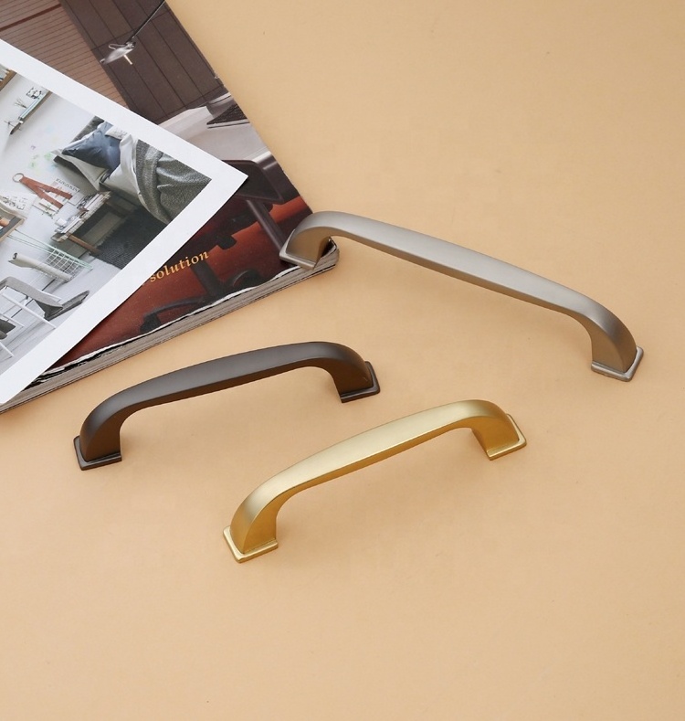 96mm Hidden Concealed Kitchen Cabinet Door Handle Long Handle Aluminum Profile Furniture Handle